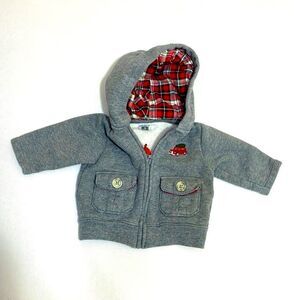 Carters Christmas Zip Hoodie